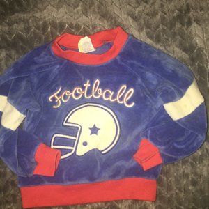 Vintage baby boy football pullover